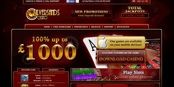 Silversands Online Casino Silversands Online Casino