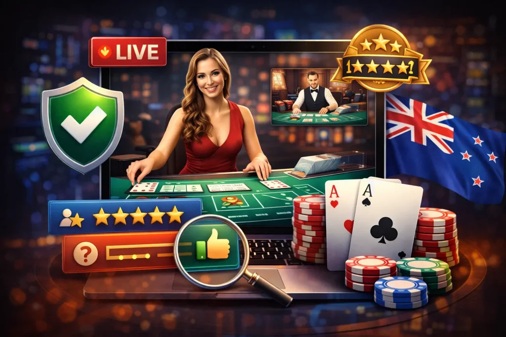 How to choose a good live dealer casino in New Zealand